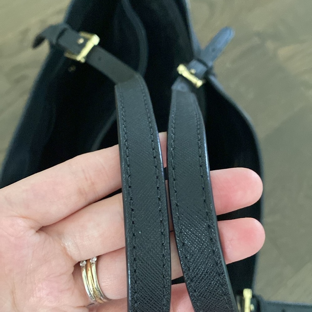 Tory Burch black double handle York tote bag - Picture 8 of 8